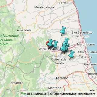 Mappa Via dei Sabini, 63100 Ascoli Piceno AP, Italia (7.96692)