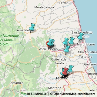 Mappa Via dei Sabini, 63100 Ascoli Piceno AP, Italia (17.4105)