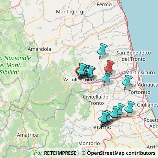 Mappa Via dei Sabini, 63100 Ascoli Piceno AP, Italia (14.84667)