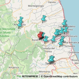 Mappa Via della Fabia Tribù, 63100 Ascoli Piceno AP, Italia (14.366)