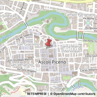 Mappa Via del Trivio, 19, 63100 Ascoli Piceno, Ascoli Piceno (Marche)