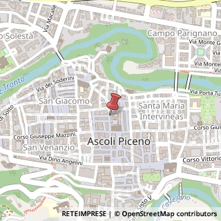 Mappa Via del Trivio, 28, 63100 Ascoli Piceno, Ascoli Piceno (Marche)