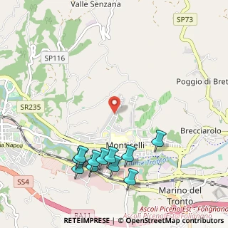 Mappa Via delle Begonie, 63100 Ascoli Piceno AP, Italia (1.26727)