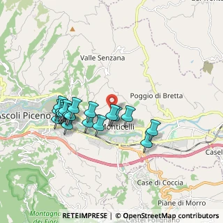 Mappa Via delle Begonie, 63100 Ascoli Piceno AP, Italia (1.72316)