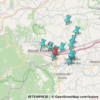 Mappa Via delle Begonie, 63100 Ascoli Piceno AP, Italia (6.01385)