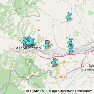 Mappa Via delle Begonie, 63100 Ascoli Piceno AP, Italia (3.88385)