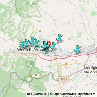 Mappa Via delle Begonie, 63100 Ascoli Piceno AP, Italia (2.55182)