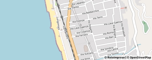 Mappa Amantea