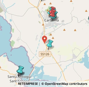 Mappa Via Campu Frassoi, 09010 San Giovanni Suergiu SU, Italia (6.52)