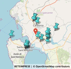 Mappa Via Campu Frassoi, 09010 San Giovanni Suergiu SU, Italia (6.873)