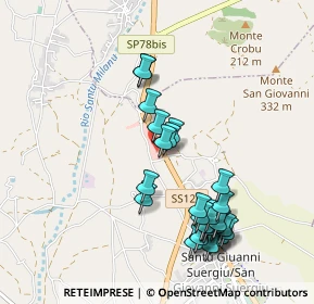 Mappa Via Campu Frassoi, 09010 San Giovanni Suergiu SU, Italia (1.11786)