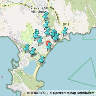 Mappa Via degli Asparagi, 09049 Villasimius CA, Italia (0.73125)