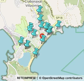 Mappa Via degli Asparagi, 09049 Villasimius CA, Italia (0.73125)