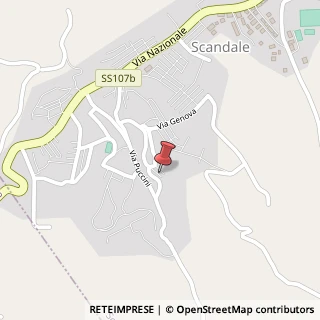 Mappa Via Giordano Bruno, 20, 88831 Scandale KR, Italia, 88831 Scandale, Crotone (Calabria)