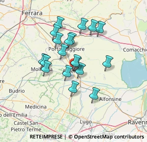 Mappa Via Benvenuto Tisi, 44011 Argenta FE, Italia (11.28474)