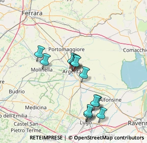 Mappa Via Ercole de Roberti, 44011 Argenta FE, Italia (12.89692)