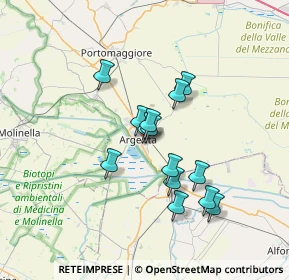 Mappa Via Ercole de Roberti, 44011 Argenta FE, Italia (5.50714)
