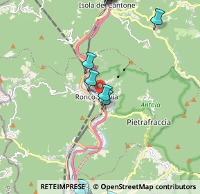 Mappa Via Egidio Dedè, 16019 Ronco Scrivia GE, Italia (3.4805)