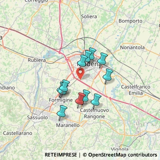 Mappa Strada delle Fornaci, 41126 Modena MO, Italia (5.47583)