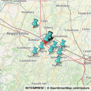 Mappa Strada delle Fornaci, 41126 Modena MO, Italia (8.385)