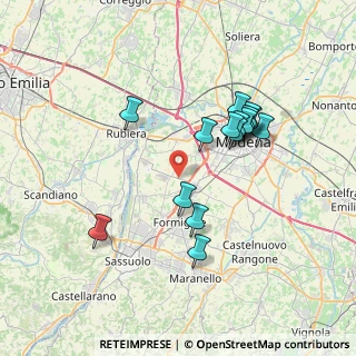Mappa Strada Cucchiara, 41126 Modena MO, Italia (6.78467)