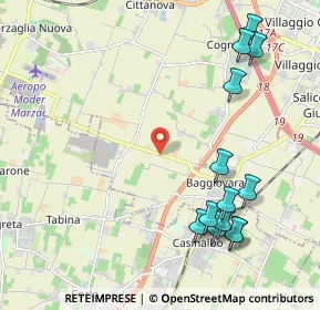 Mappa Strada Cucchiara, 41126 Baggiovara MO, Italia (2.56231)