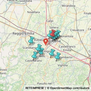 Mappa Strada Cucchiara, 41126 Modena MO, Italia (9.42667)