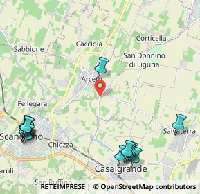Mappa Via Casellette, 42019 Arceto RE, Italia (3.07533)
