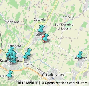 Mappa Via Casellette, 42019 Arceto RE, Italia (2.8375)