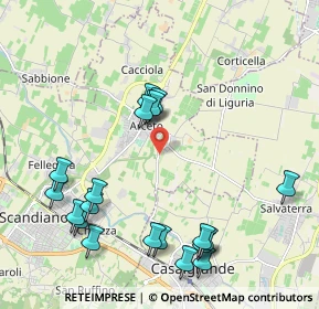 Mappa Via Casellette, 42019 Arceto RE, Italia (2.341)