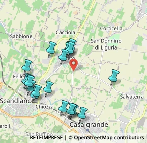 Mappa Via Casellette, 42019 Arceto RE, Italia (2.091)