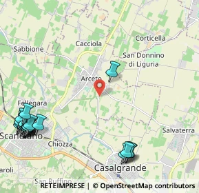 Mappa Via Casellette, 42019 Arceto RE, Italia (3.1415)