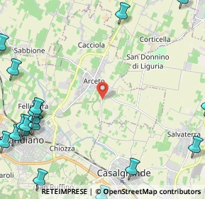 Mappa Via Casellette, 42019 Arceto RE, Italia (3.7545)
