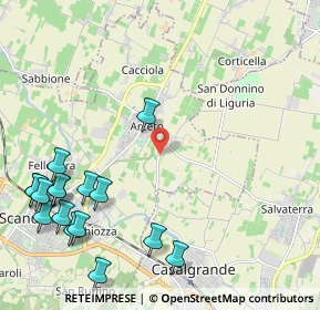Mappa Via Casellette, 42019 Arceto RE, Italia (2.89438)