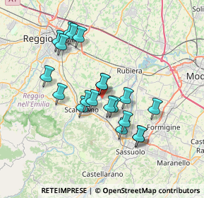 Mappa Via Casellette, 42019 Arceto RE, Italia (6.303)