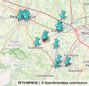 Mappa Via Casellette, 42019 Arceto RE, Italia (7.97)