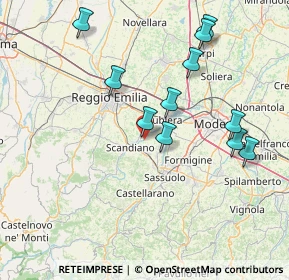 Mappa Via Casellette, 42019 Arceto RE, Italia (15.68636)