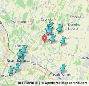 Mappa Via Caraffa, 42019 Arceto RE, Italia (2.07917)