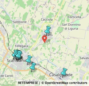 Mappa Via Caraffa, 42019 Arceto RE, Italia (2.75333)