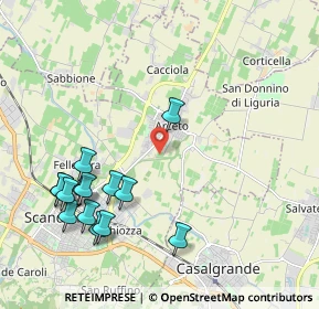 Mappa Via Caraffa, 42019 Arceto RE, Italia (2.37857)
