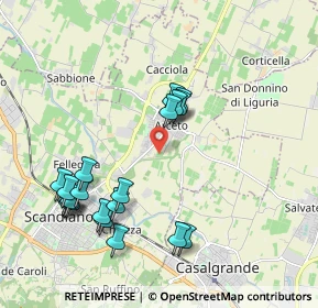 Mappa Via Caraffa, 42019 Arceto RE, Italia (2.1205)