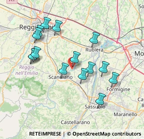 Mappa Via Caraffa, 42019 Arceto RE, Italia (7.274)