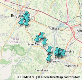 Mappa Via Caraffa, 42019 Arceto RE, Italia (7.50706)