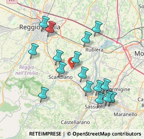 Mappa Via Caraffa, 42019 Arceto RE, Italia (7.47)