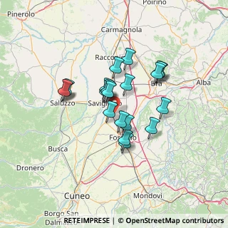 Mappa JM7V+89, 12038 Savigliano CN, Italia (10.6435)