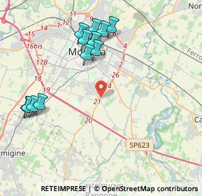 Mappa Strada Vaciglio, 41126 Modena MO, Italia (4.52583)