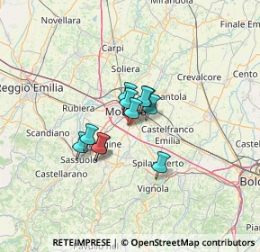 Mappa Str. Vaciglio, 41126 Modena MO, Italia (7.76545)