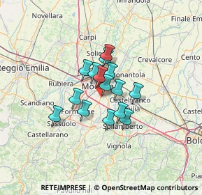 Mappa Str. Vaciglio, 41126 Modena MO, Italia (8.238)