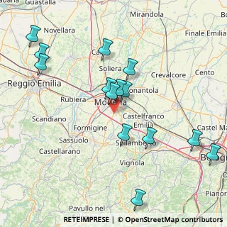 Mappa Strada Vaciglio, 41126 Modena MO, Italia (17.48929)