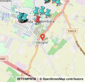 Mappa Str. Vaciglio, 41126 Modena MO, Italia (1.361)